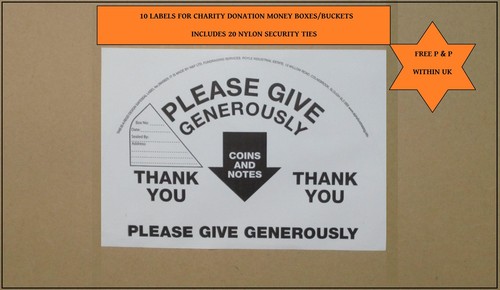Labels for charity - for,