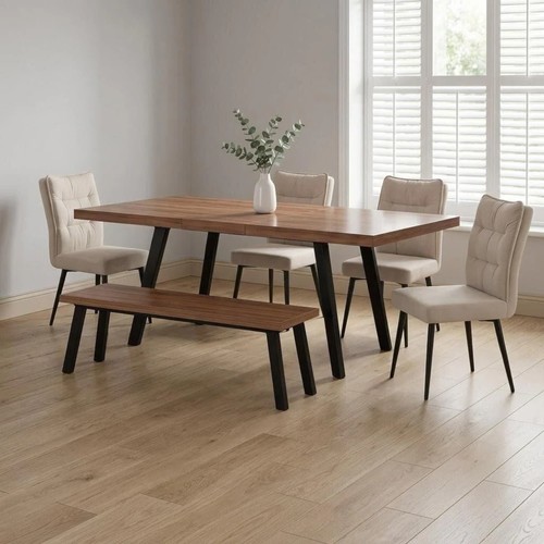 Extendable dining table - dining, &