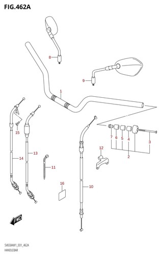 Suzuki genuine handlebar - genuine,