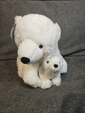 SOFT PLUSH POLAR BEAR AND BABY