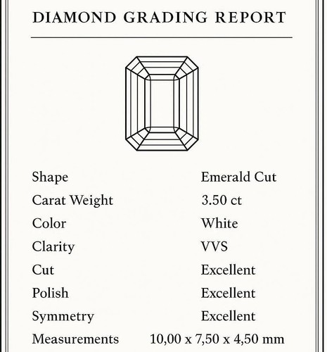 499 diamond grading - 499$,