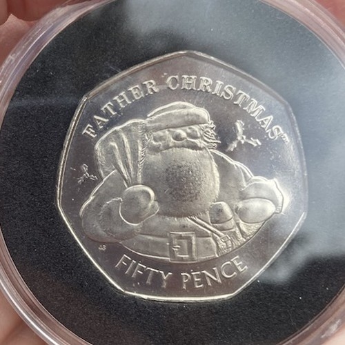 Gibraltar 2018 christmas - christmas, 50p