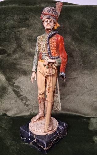 Napoleonic hussar figurine - napoleonic,