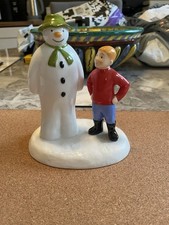 Coalport The Snowman Figure “all My Own Work” Exclusive To H Samuel .