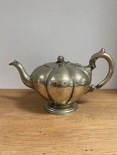 Antique Elkington & Co Decorative Silver Plated Teapot