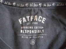 Fat Face Navy Blue 100% Cotton XXXXL T-Shirt Size 4XL