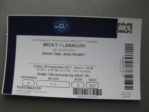 Micky flanagan 09 - , 29/09/2017