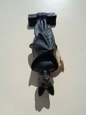 Attractive cast iron bat - cast, door