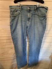 M&S Mens Straight Leg Mid Blue