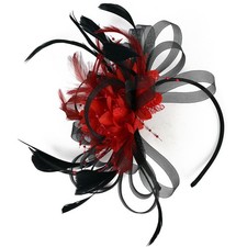 New Ladies Flower Feather Hair