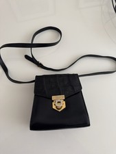 Small black italian  embossed