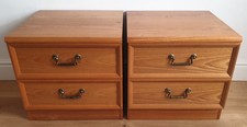 Pair G Plan Bedside Cabinets