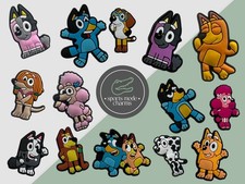 Bluey - Charms for Shoes Clogs Sandal - Australian Dingo Kangaroo Dog