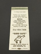 Vintage Pennsylvania Matchbook