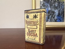 Vintage Rowntree & Co. Ltd Rowntree’s Elect Cocoa 1/4 lb Metal Tin Box empty