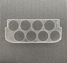 Miele Fridge Egg Rack Holder Tray | Clear Plastic | Fits 8 Eggs | 216 x 90 mm