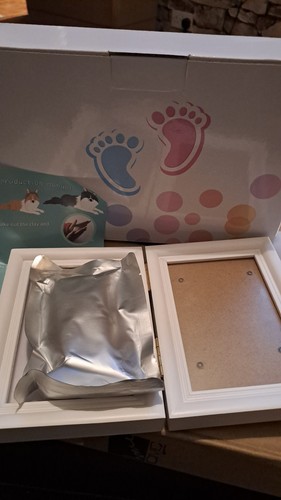 Pet pawprint photo frame - pet, an
