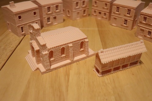 Different houses church - different, houses,