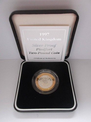 Silver proof piedfort two - £2,