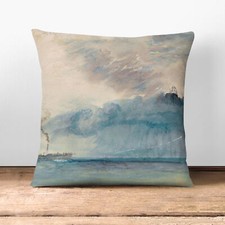 Plump Cushion J.M.W. Turner A Paddle Steamer Scatter Throw Pillow Cover Filled