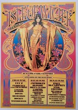 ISLE OF WIGHT FESTIVAL 2010 A3 POSTER BIFFY CLYRO PINK EDITORS JAY Z BLONDIE 