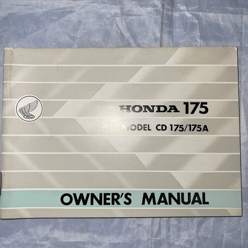 Honda owner manual 1968 - owner's,
