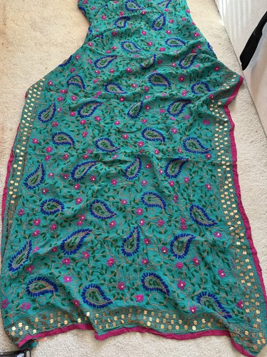Phulkari dupatta punjabi - phulkari,