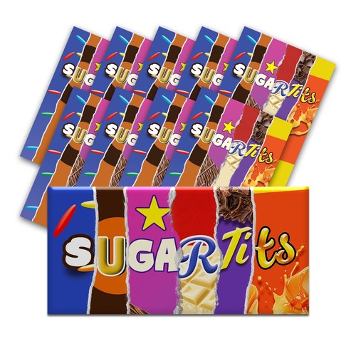 Sugartits funny chocolate - 10,