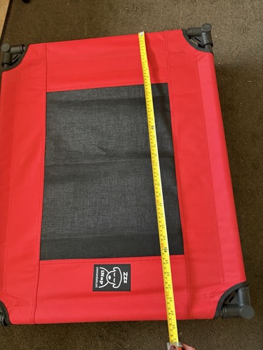 Raised dog bed - raised, portable