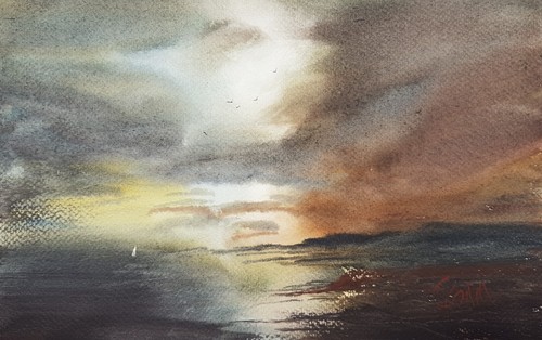 Watercolour painting steven - painting,