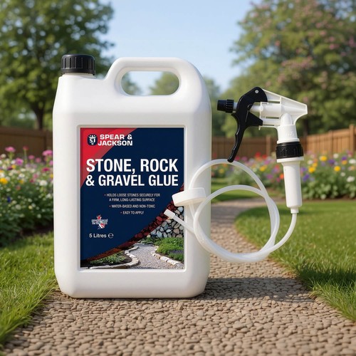 Gravel binder stone glue path - gravel,