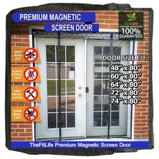 Double Door Magnetic Screen -