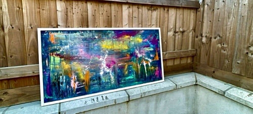 Large abstract painting - abstract,