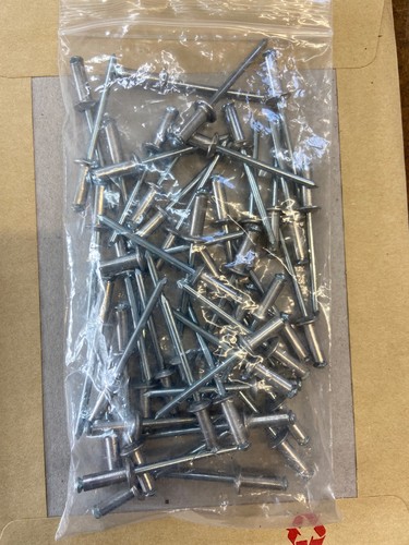 Pop rivets steel - dome, head