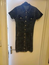Women's Blue Denim Dress(Size