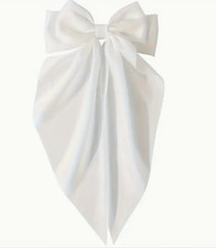 Large Satin Hair Bow Hair Pin Hair Clip Ribbon for Women Girl Hair Accessories
