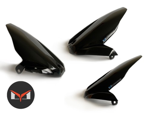 Gloss black hugger rear - gloss, hugger/rear