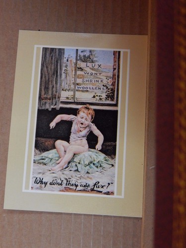 Postcard advertising lux - postcard,