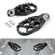 CNC Wide Foot Pegs Footrest For Suzuki DRZ400S DRZ400SM 2000-2024
