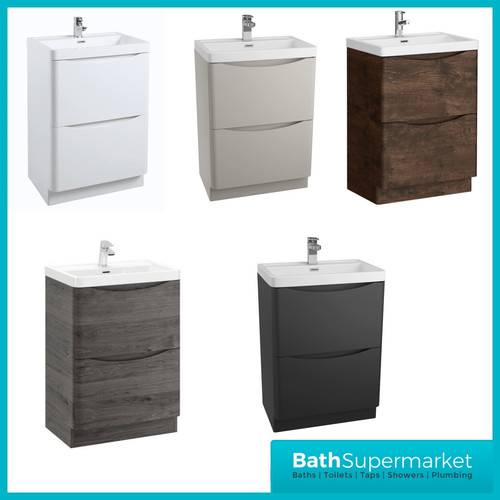 Floor standing bathroom vanity - floor,