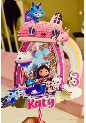 Gabby dollhouse cake - gabby`s,