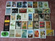 38 Unused Postcards of LONDON TRANSPORT POSTERS.  Good condition.