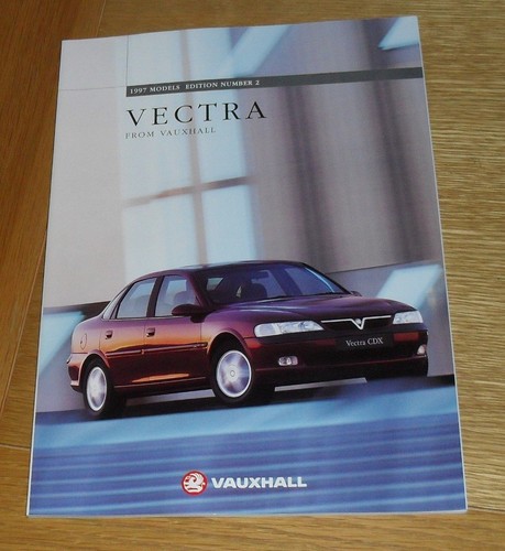 Vauxhall vectra brochure 1997 - vauxhall,