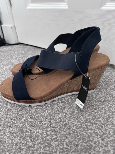 Next ladies navy blue - ladies, wedge