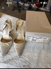 Winter White Jimmy choo Sling