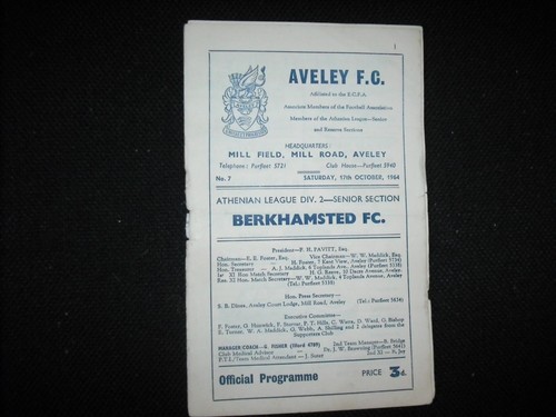 Aveley berkhamsted town - ,