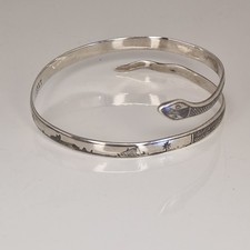 Antique Snake Bracelet Niello