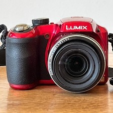 FAULTY Panasonic Lumix Red DMC LZ20 Digital Camera 21x Optical Zoom 16 MP