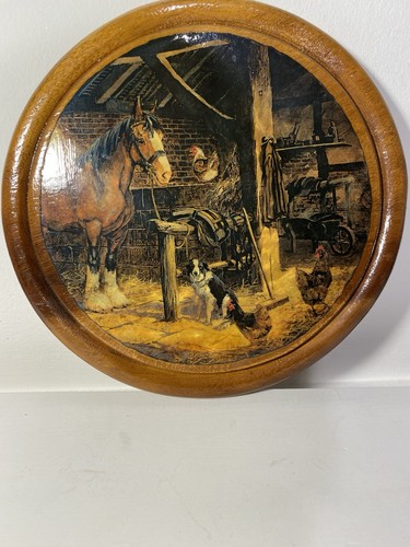 Decorative wooden wall plaque - decorative,
