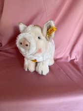 Vintage Steiff Plush Pig Toy